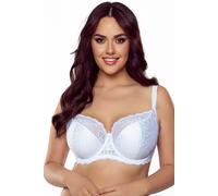 Vivisence soutien-gorge semi-conforté pour femme dentelle avec nœuds lingerie classique 1064, blanc, 90c