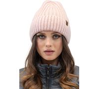 Vivisence Women's Winter Cap Classic Cap Knitted Cap Style Perfect Fit Knitted Cuff Warm ribbed yarn Ideal for cold winter days Winter Autumn Model 70104, pink, one size