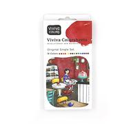 Viviva Colorsheets Set Feuilles de Couleurs Aquarelle Original