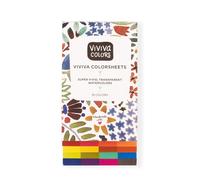 Viva Decor Set Colorsheets Feuilles de couleurs aquarelle Original