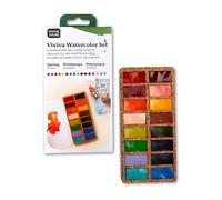 Viviva Palette Aquarelle 16 Couleurs Printemps
