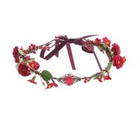 Vivivalue Couronne de fleurs - Serre-tête floral - Halo - Pour fête de mariage - Photos, 5, 1 Count (Pack of 1)