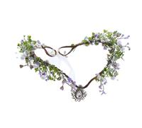 Vivivalue Serre-tête à fleurs pour femme, couronne de fleurs, halo, fête de mariage, photos, 2, 1 Count (Pack of 1)