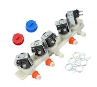 VIVIWI AJU75152601 Vannes d'entrée d'eau pour lave-linge, 5 ports de sortie, électrovannes pour machine à laver, pièces de rechange faciles à installer