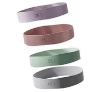 VIVIWI Bande de résistance en silicone pour exercice - Large - Antidérapante - Plusieurs niveaux de résistance - Guide imprimé - Guide imprimé - Pour la maison, la salle de sport