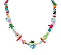 VIVIWI Collier réglable sur le thème marin avec breloque créature marine pour femme, parfait pour les amateurs de mer et à porter au quotidien