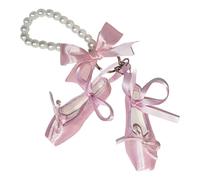 VIVIWI Élégant ballerine fait main perles perles cordon tour de cou réglable pour smartphone sangle en tissu doux usage quotidien mode