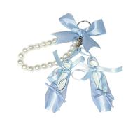 VIVIWI Élégant ballerine fait main perles perles cordon tour de cou réglable pour smartphone sangle en tissu doux usage quotidien mode