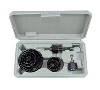 VIVIWI Kit de 11 trous de travail du bois de 19 à 64 mm pour bois et panneau en PVC, coupe précise avec forets et étui de transport