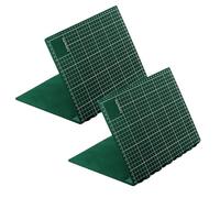 VIVIWI Lot de 2 tapis de découpe rotatifs pliables pour bijoux - Convient pour les amateurs de travaux manuels - Fabriqué à partir de polypropylène