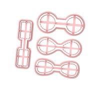 VIVIWI Lot de 4 porte-clés en argile souple faits à la main pour la fabrication de bijoux, projets d'artisanat et fabrication d'accessoires