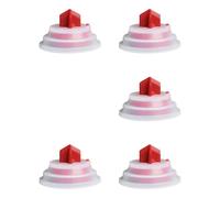 VIVIWI Lot de 5 joints de rechange étanches en silicone pour réservoir de toilettes - Installation simple - Pour modèles de toilettes généraux