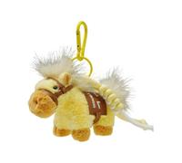 VIVIWI Lucky Fortunes Porte-clés cheval en peluche pour attraction de richesse Design portable Matériaux doux Tissu polyester robuste en Vari