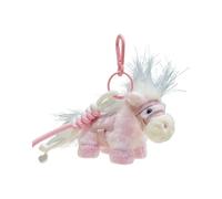 VIVIWI Lucky Fortunes Porte-clés cheval en peluche pour attraction de richesse Design portable Matériaux doux Tissu polyester robuste en Vari