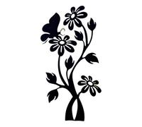 VIVIWI Piquets de jardin vintage en métal antirouille adaptés pour la décoration de pelouse, cour, parterres de fleurs et aménagement paysager avec art en fer