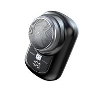 VIVIWI Rasoir électrique de voyage pour homme, taille de poche, portable, voyage, voiture, maison, rechargeable sans fil pour le visage et la barbe