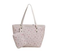 VIVIWI Sac à bandoulière pour femme, joli nœuds, sac à main en cuir PU, sac à provisions de grande capacité, sac simple sous les bras pour le quotidien