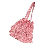 VIVIWI Sac à main pour femme - Sac à main à volants - Grande capacité - Sac à main simple sous les bras - Style coréen