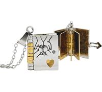 VIVIZEN Collier réglable en or 18 carats gravé avec 6 pages, cadeau personnalisé pour fils de la part des parents, 1, Argent sterling, 1