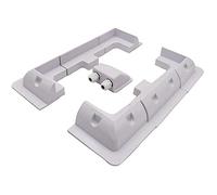 VIVLLEN Lot de 7 supports de montage pour panneau solaire en ABS, sans perçage, largement utilisés sur les toits de camping-cars, caravanes, véhicules, camping-cars, garages, abris de jardin (blanc)