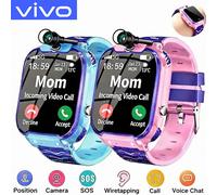 VIVO 2027 Nouvelle Montre Intelligente 5G pour Enfants avec GPS, Carte SIM, Appel SOS, Caméra, Étanche, Montre pour Garçons et Filles, Cadeau Idéal Pink waterproof