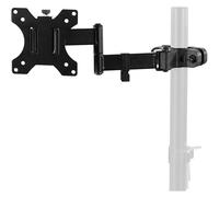 VIVO Bras de moniteur universel mouvement complet en acier avec plaque VESA amovible de 75 mm et 100 mm pour crans de 17 32 pouces Noir MOUN