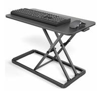 VIVO DESK-V024A Rehausseur de clavier et de souris, hauteur réglable pour ordinateur portable, pour postes de travail assis-debout ergonomiques, noir, 61 cm