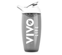 Vivo life Bouteille d'eau shaker protéinée, 550 ml, bouteille de sport, durable, sans BPA, anti-fuite, pour salle de sport, cyclisme, bureau - Bouteille réutilisable facile à nettoyer