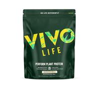 Vivo Life Perform Poudre de protéines brutes végétaliennes. Mélange de Petits Pois et Chanvre avec BCAA 936g Vanille de Madagascar