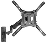 Vivo MOUNT-G400B Support Mural en Aluminium de qualité supérieure pour écrans de 23 à 55", Bras réglable, Compatible avec VESA 400 x 400, Noir
