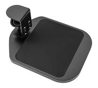 Vivo MOUNT-MS01B Tapis de Souris réglable en Bois avec Pince pour Bureau, Plateau Rotatif étendu, Compatible avec Les Ordinateurs de Bureau jusqu'à 5,1 cm, Noir