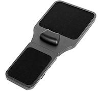 Vivo MOUNT-MS02D Tapis de Souris avec Repose-Poignet en Bois à Longueur réglable et Plateau Plateforme d'extension, se Fixe à la Chaise avec Sangles, Noir