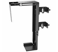 VIVO MOUNT-PC01C Support de PC réglable à clipser sous le bureau, support pour unité centrale avec installation sans outil, noir