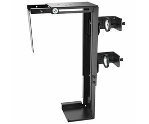 VIVO MOUNT-PC01C Support de PC réglable à clipser sous le bureau, support pour unité centrale avec installation sans outil, noir