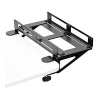 VIVO MOUNT-PC07G Extension de bureau à pince pour PC avec option de montage mural, support standard et grand pour boîtier d'ordinateur de jeu, réglable avec verrouillage sécurisé, noir