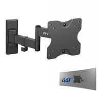 VIVO MOUNT-VW01M Support Mural à Mouvement Complet pour écrans LCD LED et écrans d'ordinateur jusqu'à 27", inclinable et pivotant avec VESA Max 100 x 100 mm, Noir
