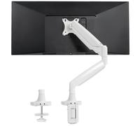 Vivo Premium en aluminium Hemand de moniteur a un seul moniteur pour moniteur ultrairs jusqu'a 40 pouces et 32,5 lb support de support de bureau