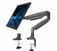 VIVO Support de Bureau articulé en Aluminium de qualité supérieure réglable en Hauteur avec Bras pneumatique, Convient aux écrans jusqu'à 32", STAND-V001Q