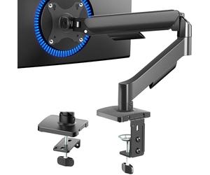 VIVO Support de Bureau Articulé pour Écran 17 à 32 Pouces - Bras à Ressort Mécanique Réglable en Hauteur, Fixation VESA Universelle, Classique, Noir, STAND-V001O