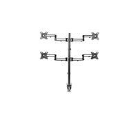 VIVO Support de bureau pour moniteur quadruple mouvement en aluminium de 17 32 pouces avec articulations de bras articuls pour 4 crans Max VE