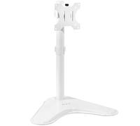 VIVO Support de bureau simple pour moniteur, peut contenir des écrans jusqu'à 32" standard et 96,5 cm ultra large, base de montage autonome en acier VESA, hauteur réglable, inclinaison, pivotant