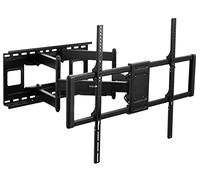 VIVO Support Mural TV pour Écrans Larges Haute Résistance de 60 à 120 Pouces, pour Écrans Plats et Courbés LCD/LED, Bras Articulé Pivotant, VESA Max 900x600mm, Noir, MOUNT-VW120M