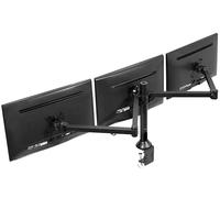 VIVO Triple réception Moniteur LCD de l'ordinateur de Montage de Support VESA - Noir Robuste Inclinaison réglable, pivotant, et Rotation Correspond à Trois (3) des écrans 13 à 32" (stand-V103)
