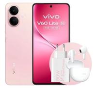 Vivo V60 Lite 8GB 256GB 6.77" AMOLED 5G Dual SIM Carga Rápida 90W Cámara 50MP Android 15 Rosa