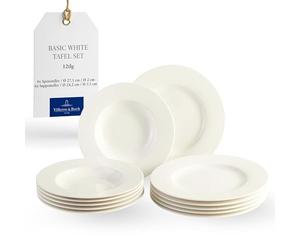 vivo - Villeroy & Boch Group vivo | Villeroy & Boch Group Basic White service de table, 12 pièces, EC