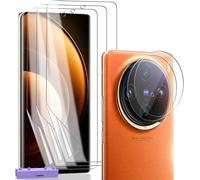 Vivo X100 Pro Screen Protector, Flexible Tpu Non-Glass Film 3 Pieces And Tempered Glass Lens 2 Pieces Anti-Scratch Hd Clear Screen Protectors For Vivo X100 Pro