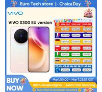 VIVO X300 5G Smartphone Version mondiale MediaTek Dimensity 9500 5360mAh 90W Charge rapide 6,31′′AMOLED eSIM 200MP NFC Halo Pink