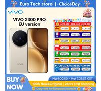 VIVO X300 PRO 5G Smartphone Version mondiale MediaTek Dimensity 9500 Android 16 5440mAh 90W 6.78 "AMOLED 200MP eSIM NFC Dune Brown
