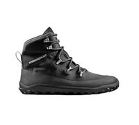 VIVOBAREFOOT Tracker Textile AT Bottes de randonnée pour homme - Imperméables, légères et résistantes à la perforation - Toutes saisons et terrains - Coupe large - Obsidienne, Obsidienne, 45 EU Large