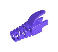 VIVOCH 50 Pcs Cat5 Cat5E Cat6 Strain Relief Boot, RJ45 Plug Connector Cover Modular Network Plug Connector Cap Cable Connector Boots, Purple